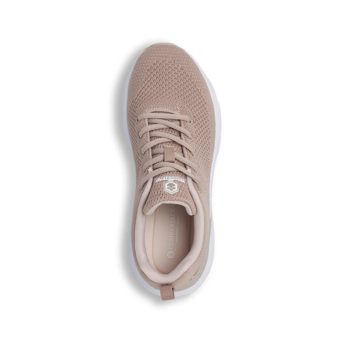 Sneakers Sportive Donna rosa in tessuto con Memory Foam Lumberjack - Image 6