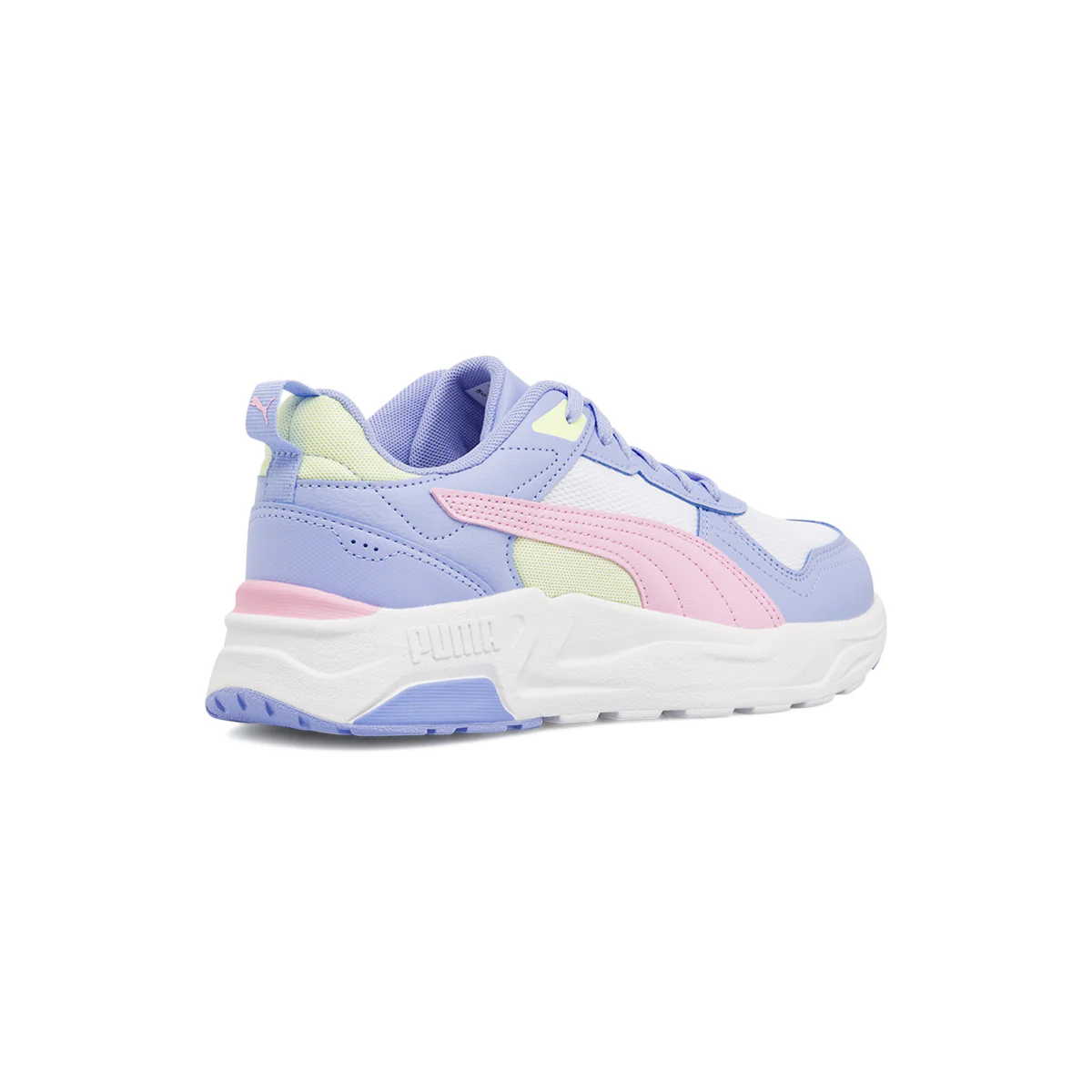 Sneakers sportive Ragazza multicolore bianco lilla e rosa Puma Trinity 2 - Image 3