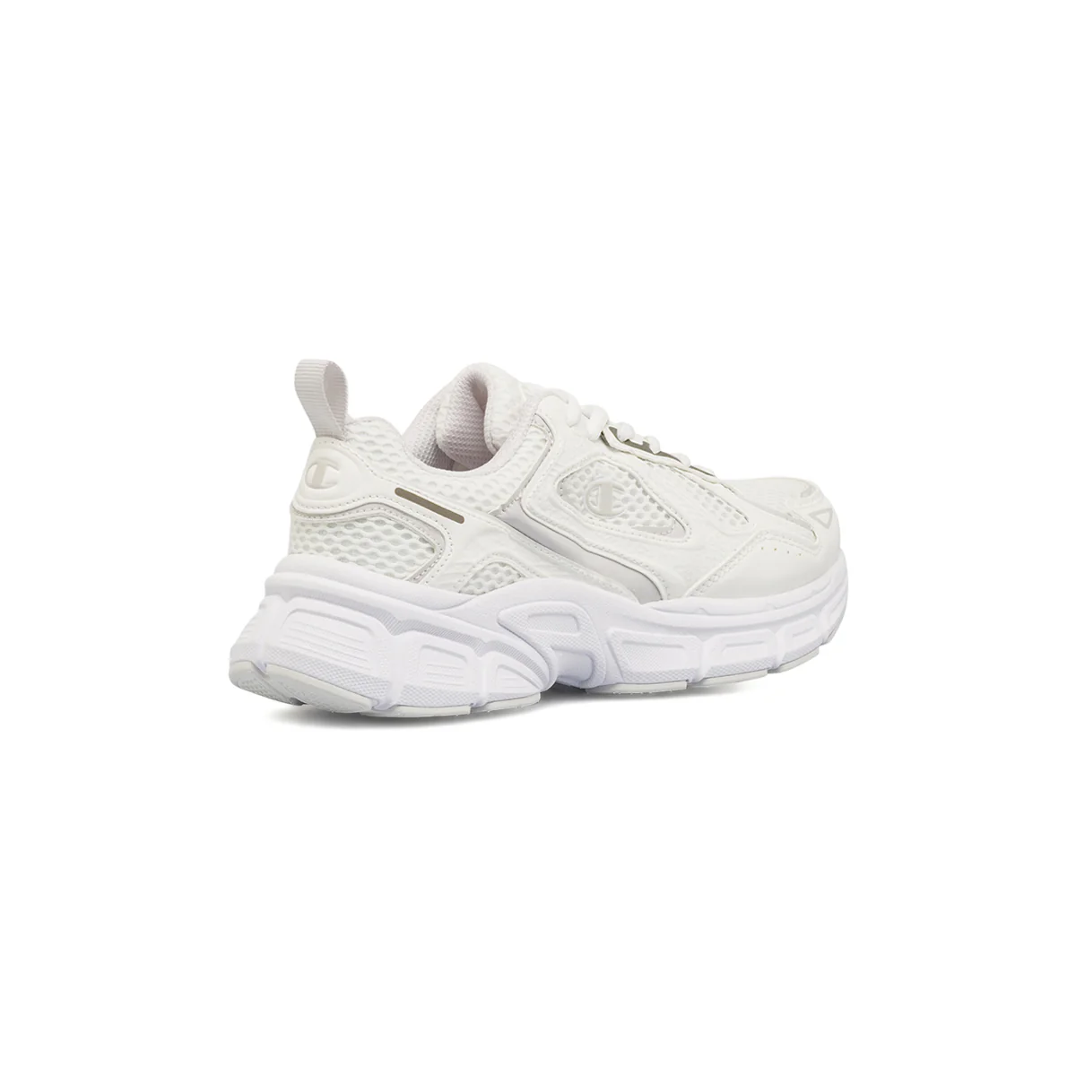 Sneakers sportive retro bianche con logo Champion - Image 3