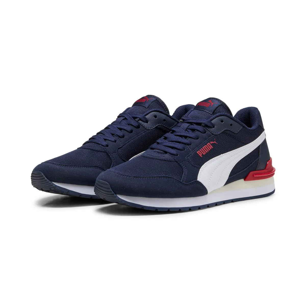 Sneakers sportive Retro da Uomo blu Puma Runner v4