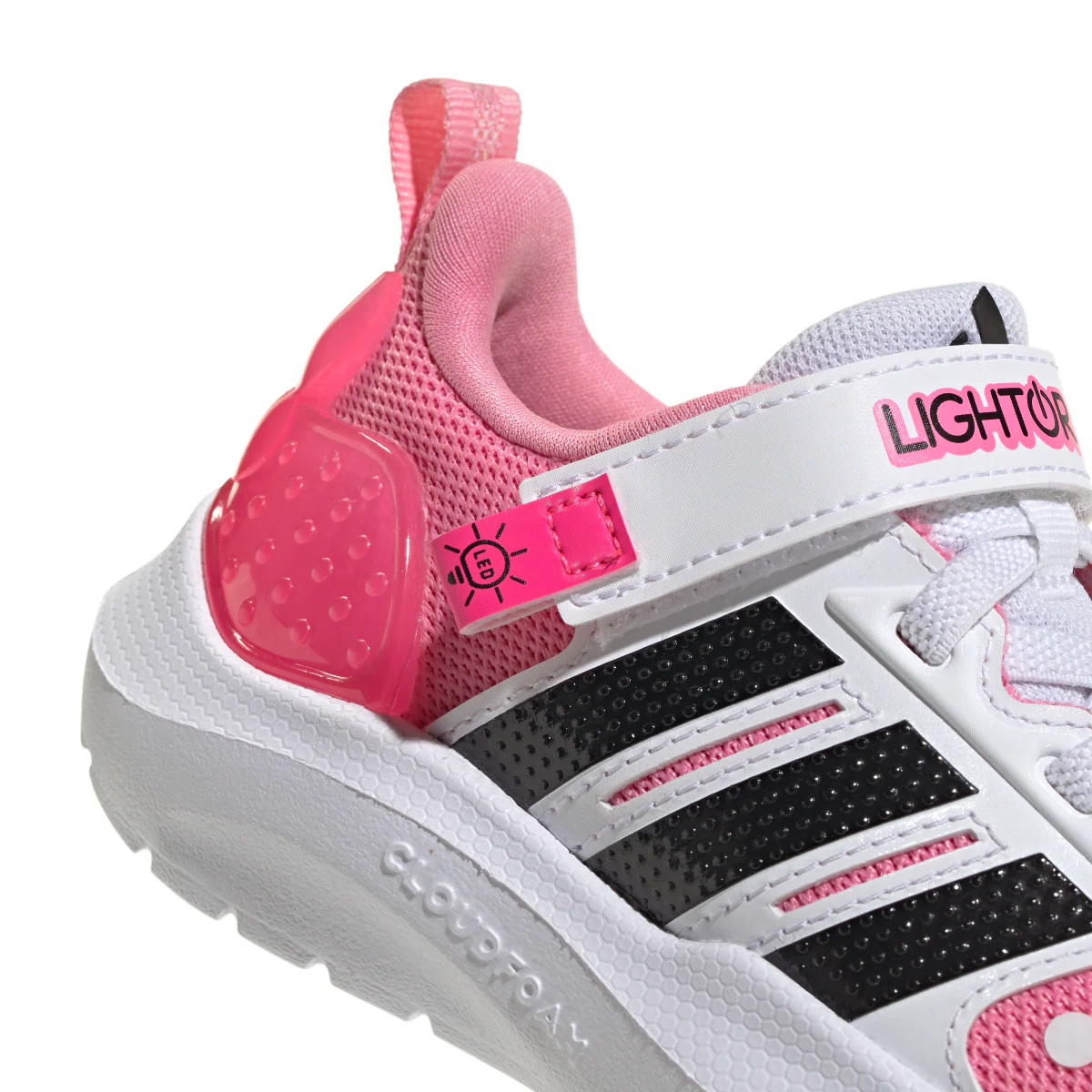 Sneakers sportive Rosa Bambina con luci e dettagli Minnie Mouse adidas - Image 4