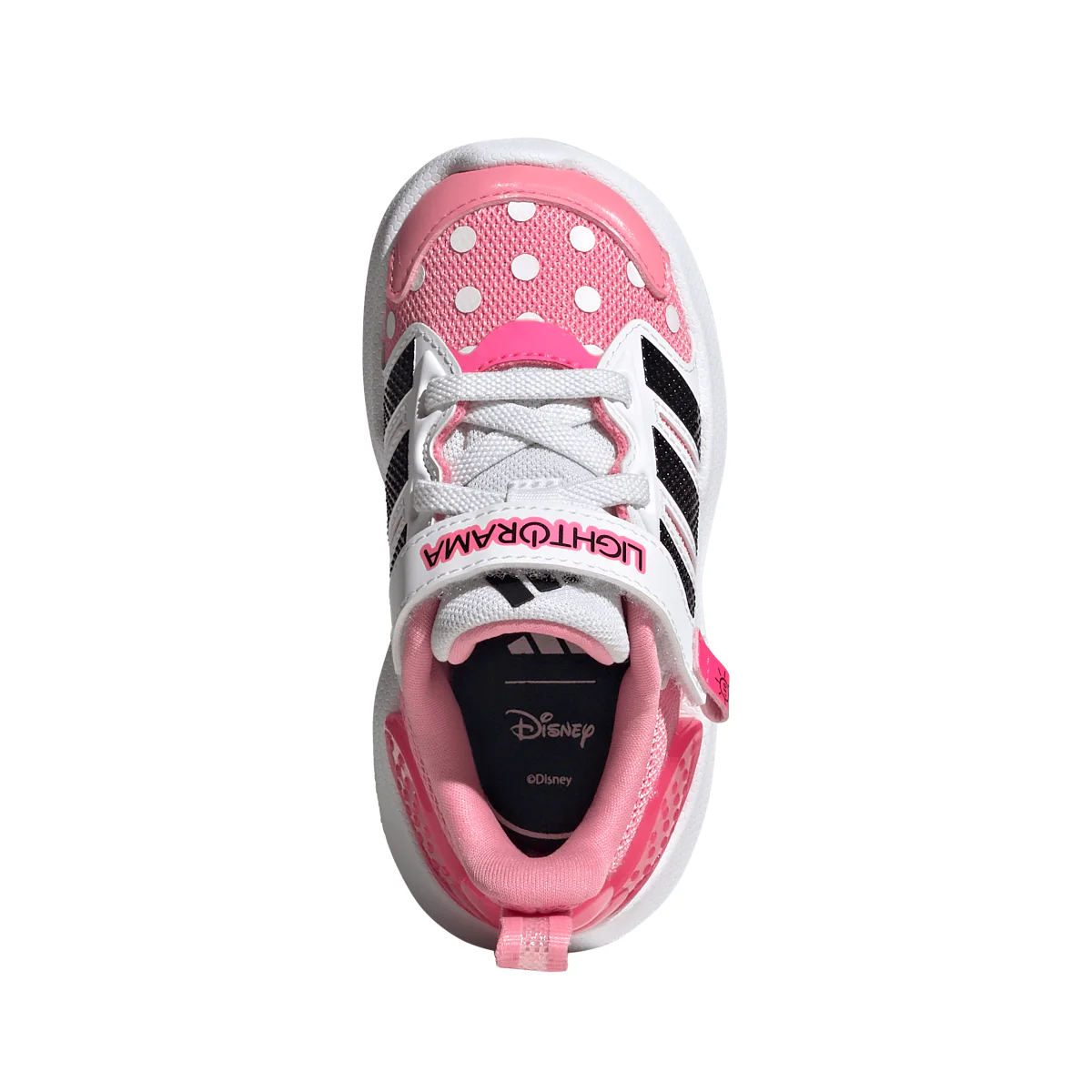 Sneakers sportive Rosa Bambina con luci e dettagli Minnie Mouse adidas - Image 7