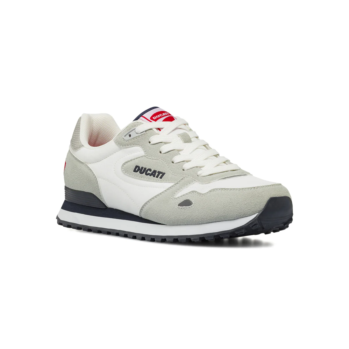 Sneakers sportive Uomo Bianche con inserti effetto scamosciato Ducati - Image 2