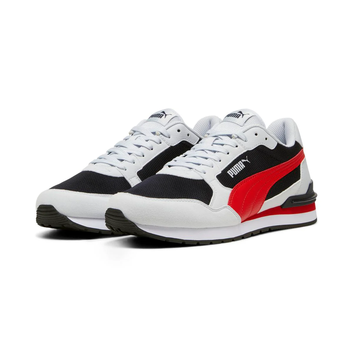 Sneakers sportive Uomo bianche con inserti in tela Puma ST Runner v4 - Image 2