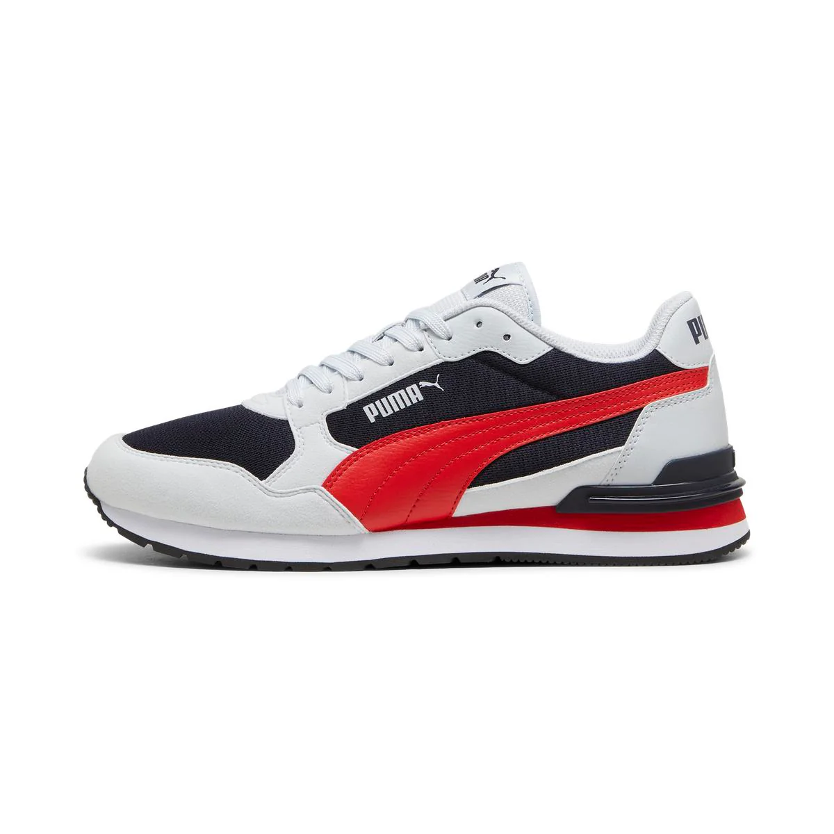 Sneakers sportive Uomo bianche con inserti in tela Puma ST Runner v4 - Image 3