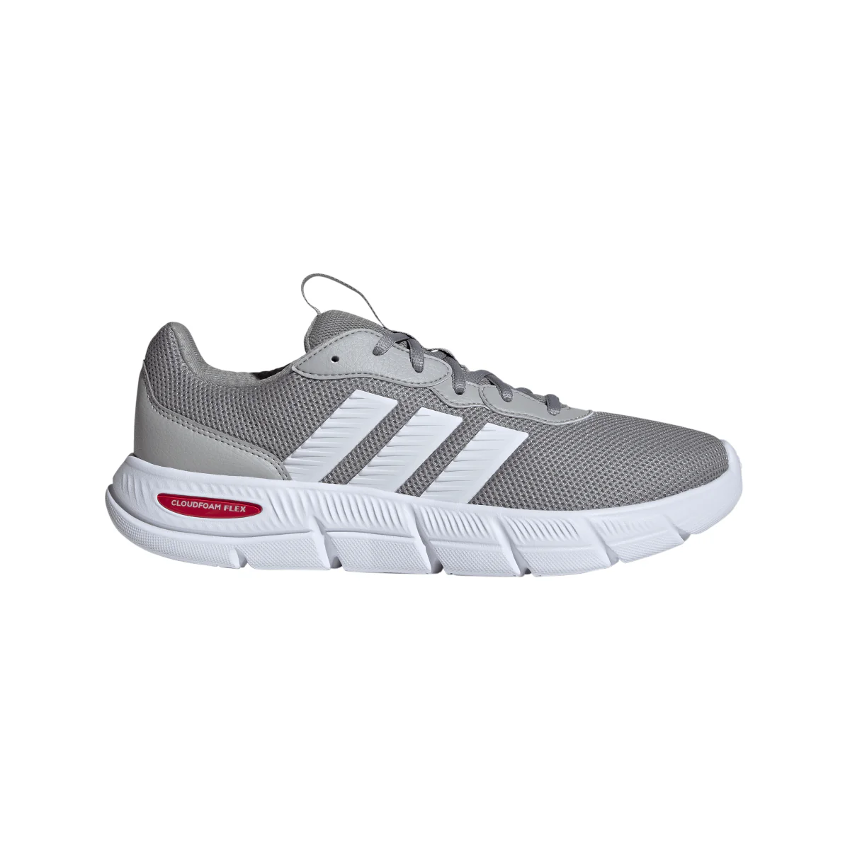 Sneakers Sportive uomo grigie in tessuto mesh adidas CLOUDFOAM FLEX
