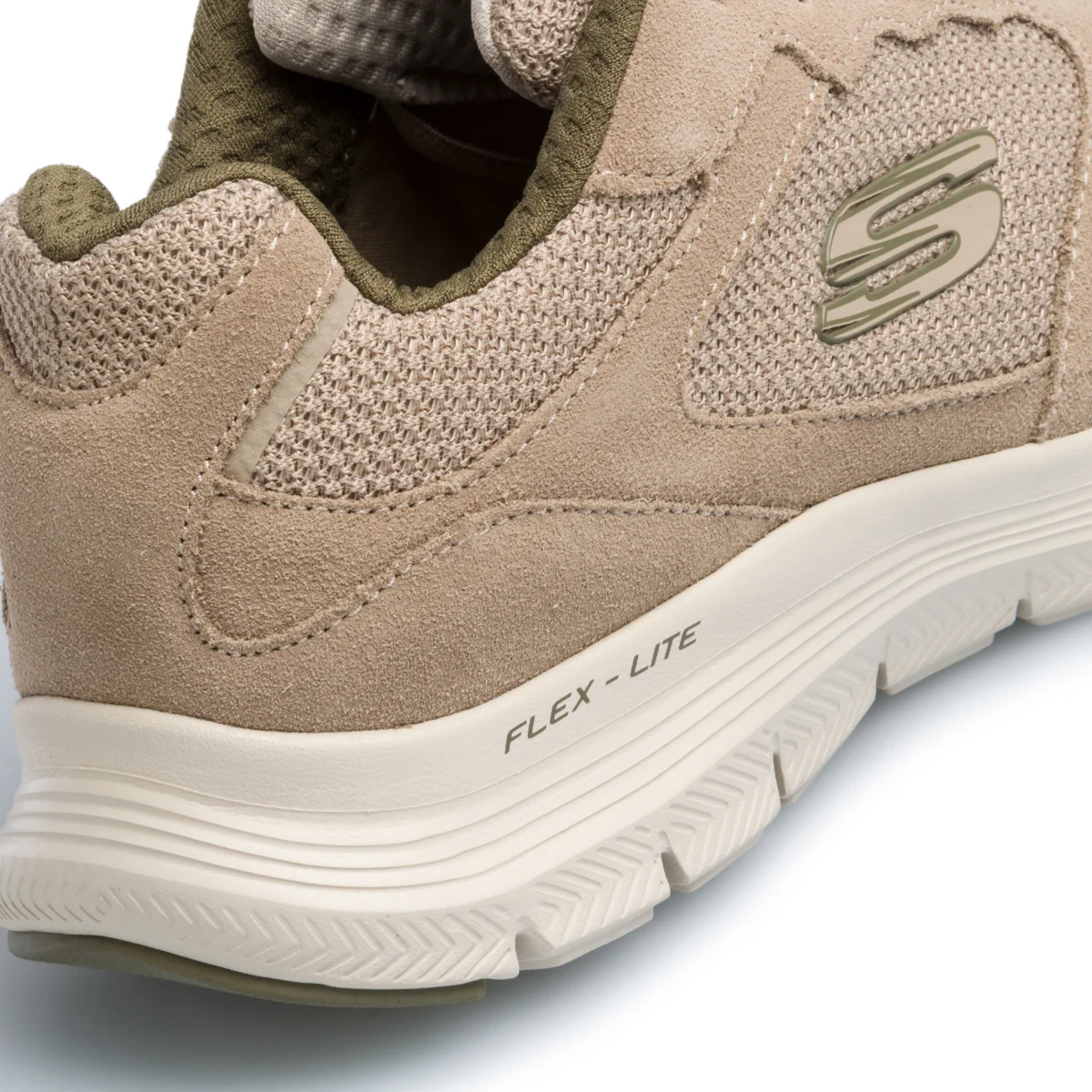Sneakers taupe con sottopiede Memory Foam Skechers Advantage 4.0 - Image 7
