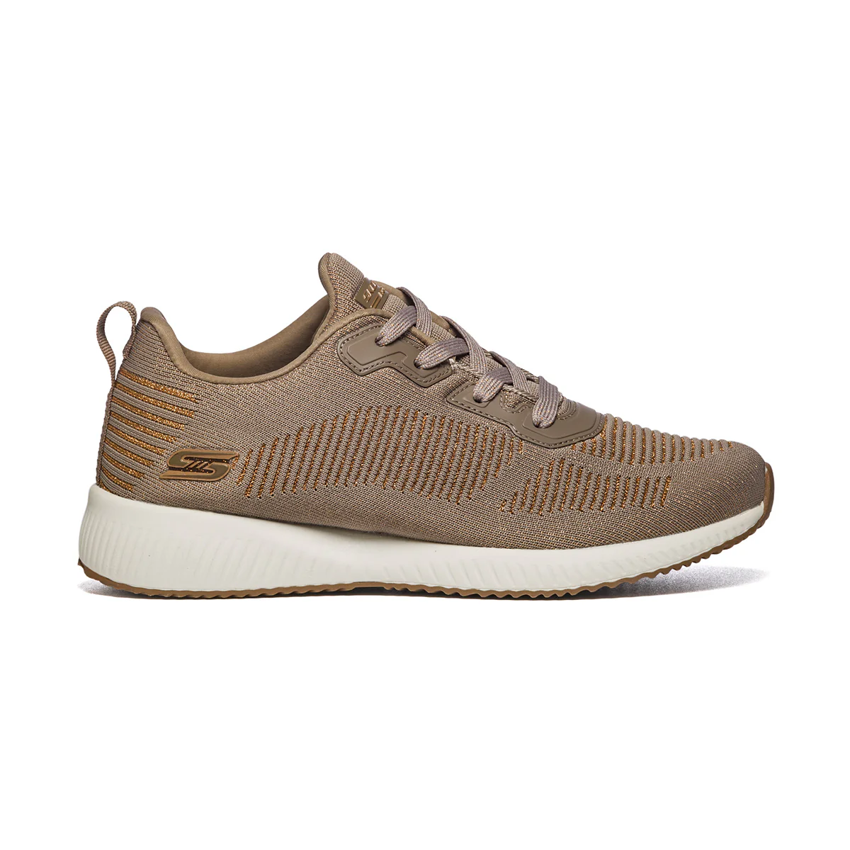 Sneakers taupe con sottopiede Memory Foam Skechers Bobs Squad