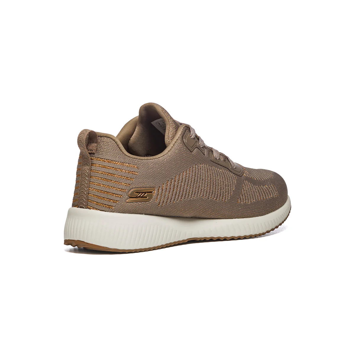 Sneakers taupe con sottopiede Memory Foam Skechers Bobs Squad - Image 3