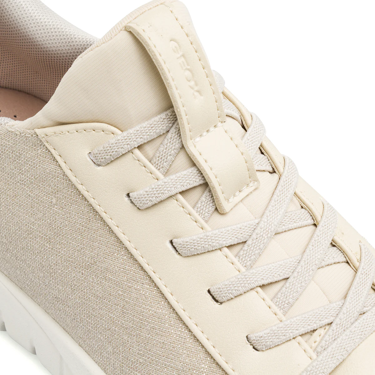 Sneakers taupe da Donna con suola traspirante Geox Flextride Plus - Image 5