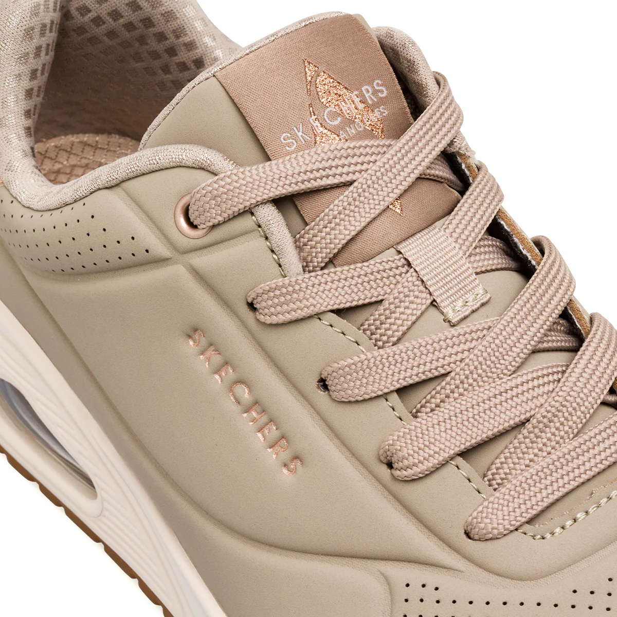 Sneakers taupe da Donna Skechers UNO - Image 4