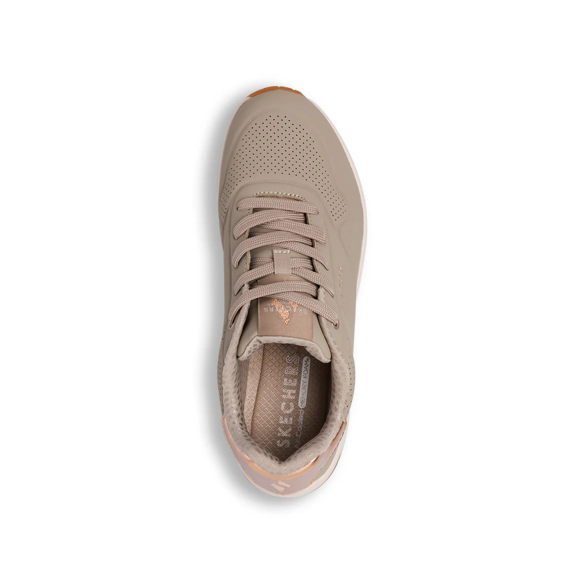 Sneakers taupe da Donna Skechers UNO - Image 5