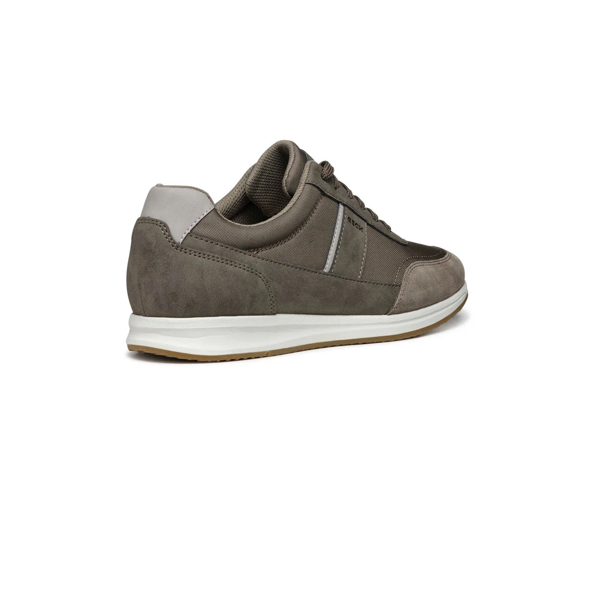 Sneakers Taupe da Uomo con inserti laterale e suola traspirante Geox - Image 4