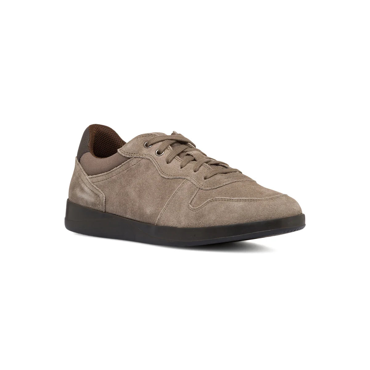 Sneakers taupe da uomo in pelle scamosciata Geox Kennet - Image 2