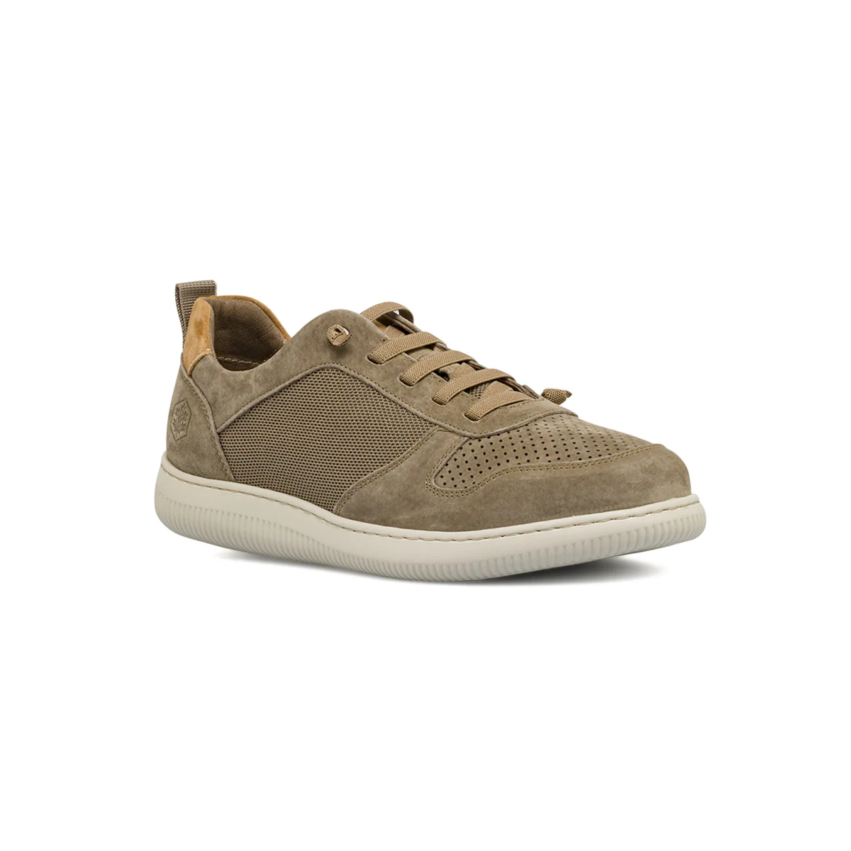 Sneakers taupe da Uomo in suede e lacci elastici Lumberjack - Image 2