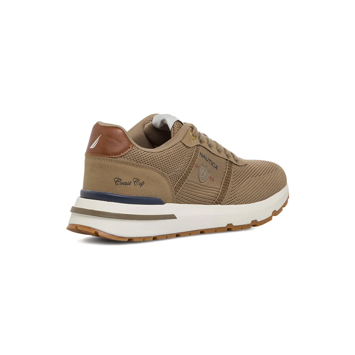 Sneakers taupe in tessuto mesh da uomo Nautica Berlin - Image 3