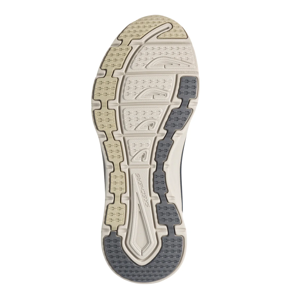 Sneakers taupe in tessuto traspirante Skechers D'Lux Walker - Image 4
