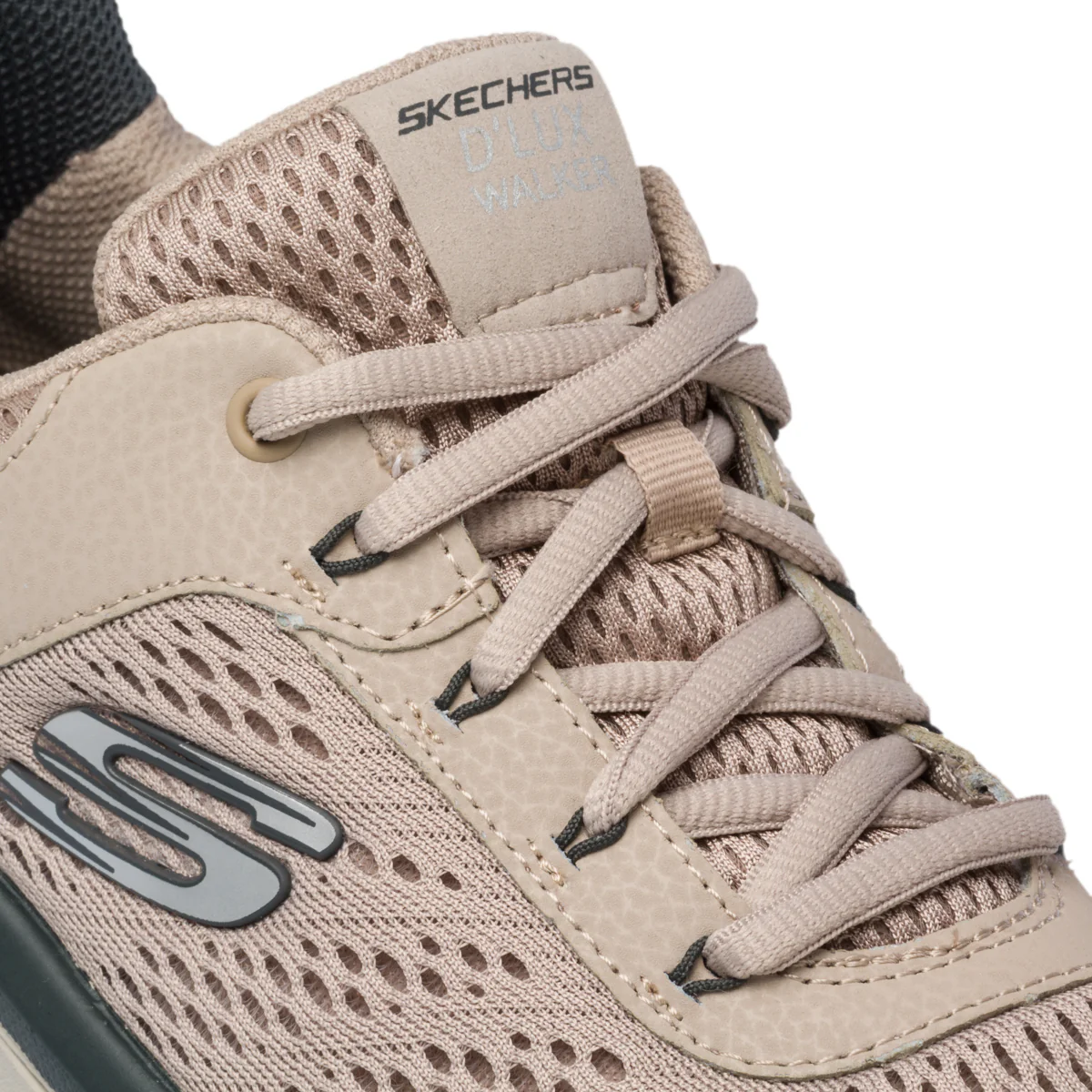 Sneakers taupe in tessuto traspirante Skechers D'Lux Walker - Image 6