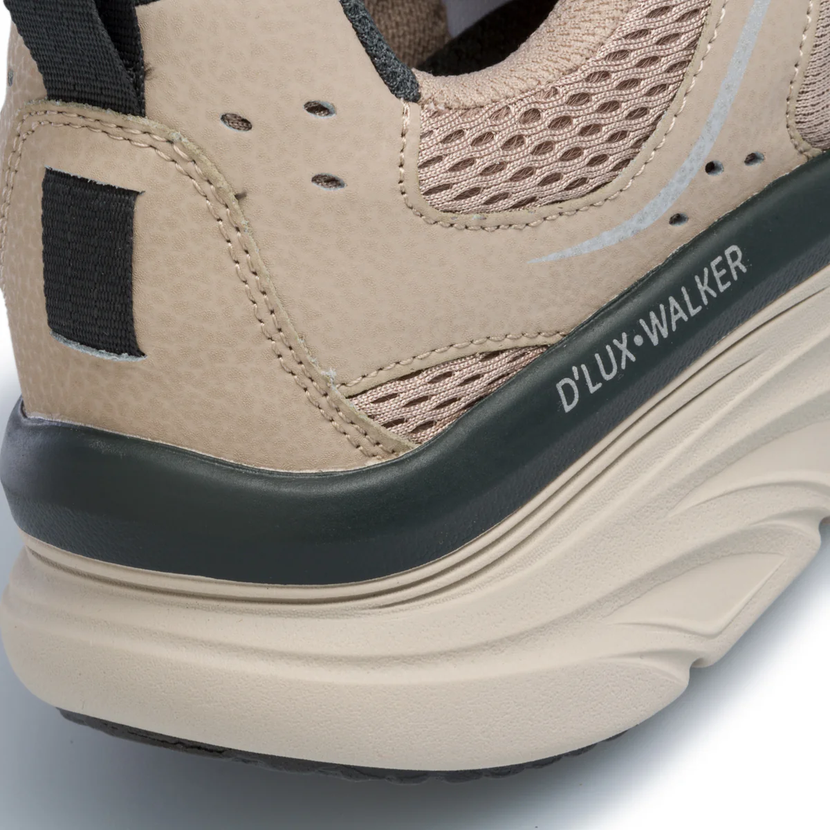 Sneakers taupe in tessuto traspirante Skechers D'Lux Walker - Image 7