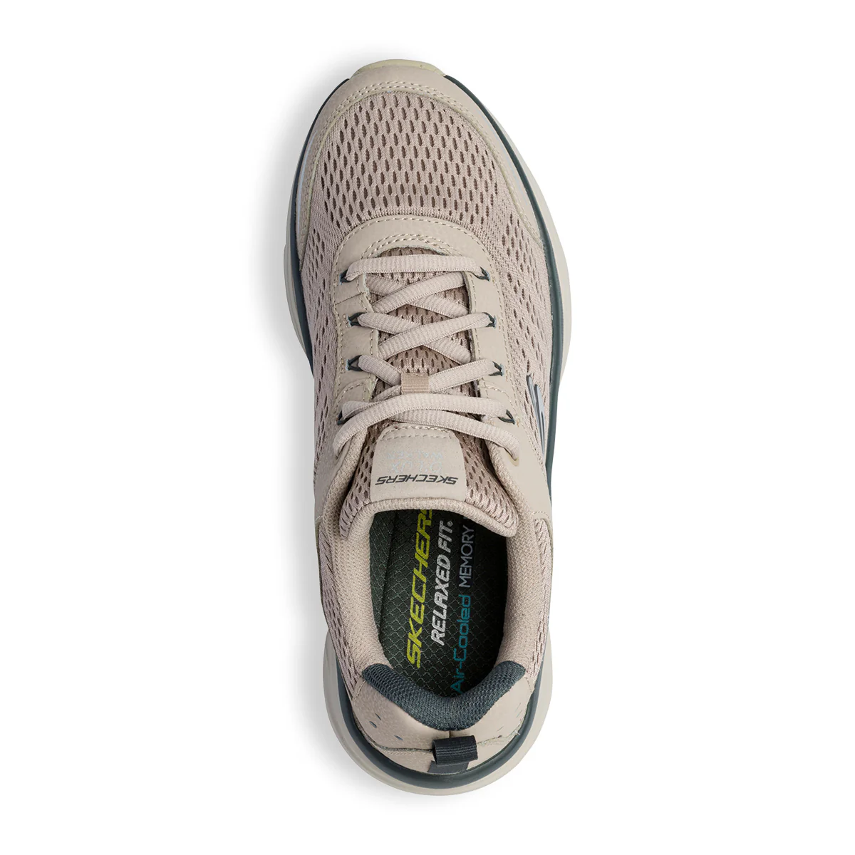 Sneakers taupe in tessuto traspirante Skechers D'Lux Walker - Image 8