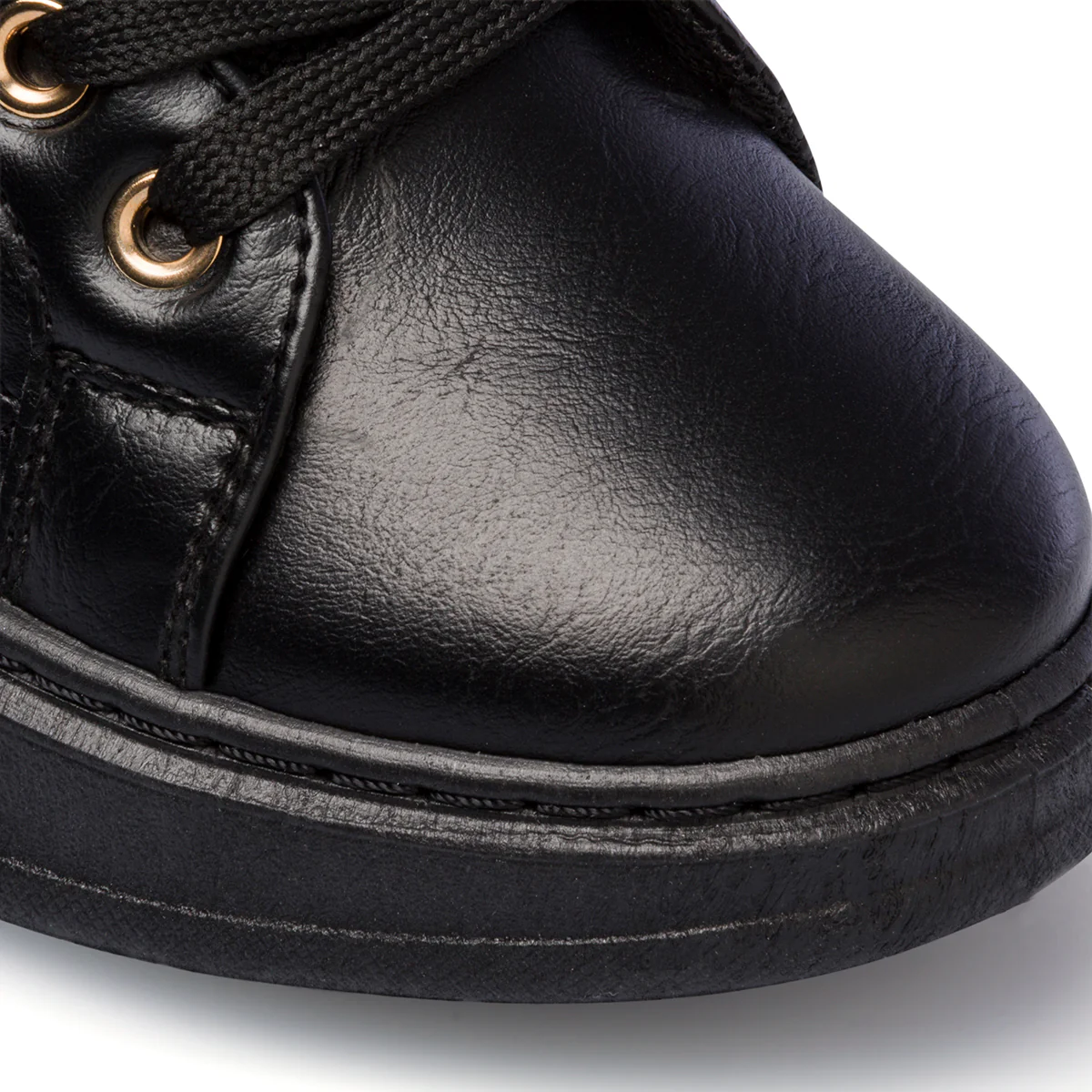 Sneakers trapuntate nere da bambina con dettagli animalier 10 Baci - Image 6