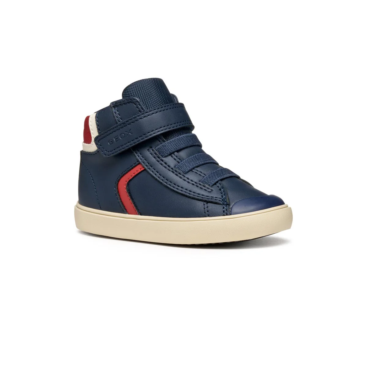 Sneakers traspiranti alte blu da Primi Passi Bambino con strappo Geox - Image 2