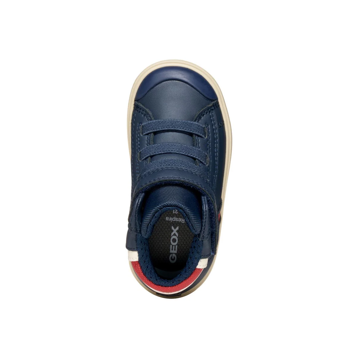Sneakers traspiranti alte blu da Primi Passi Bambino con strappo Geox - Image 5