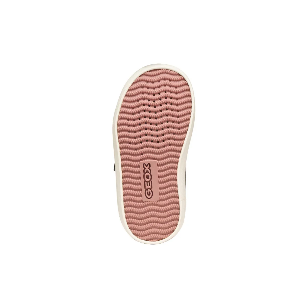 Sneakers traspiranti alte grigie da Bambina con strappo Geox - Image 6