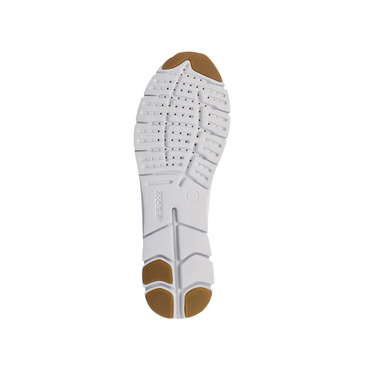 Sneakers traspiranti beige in pelle traforata Geox Sukie - Image 4