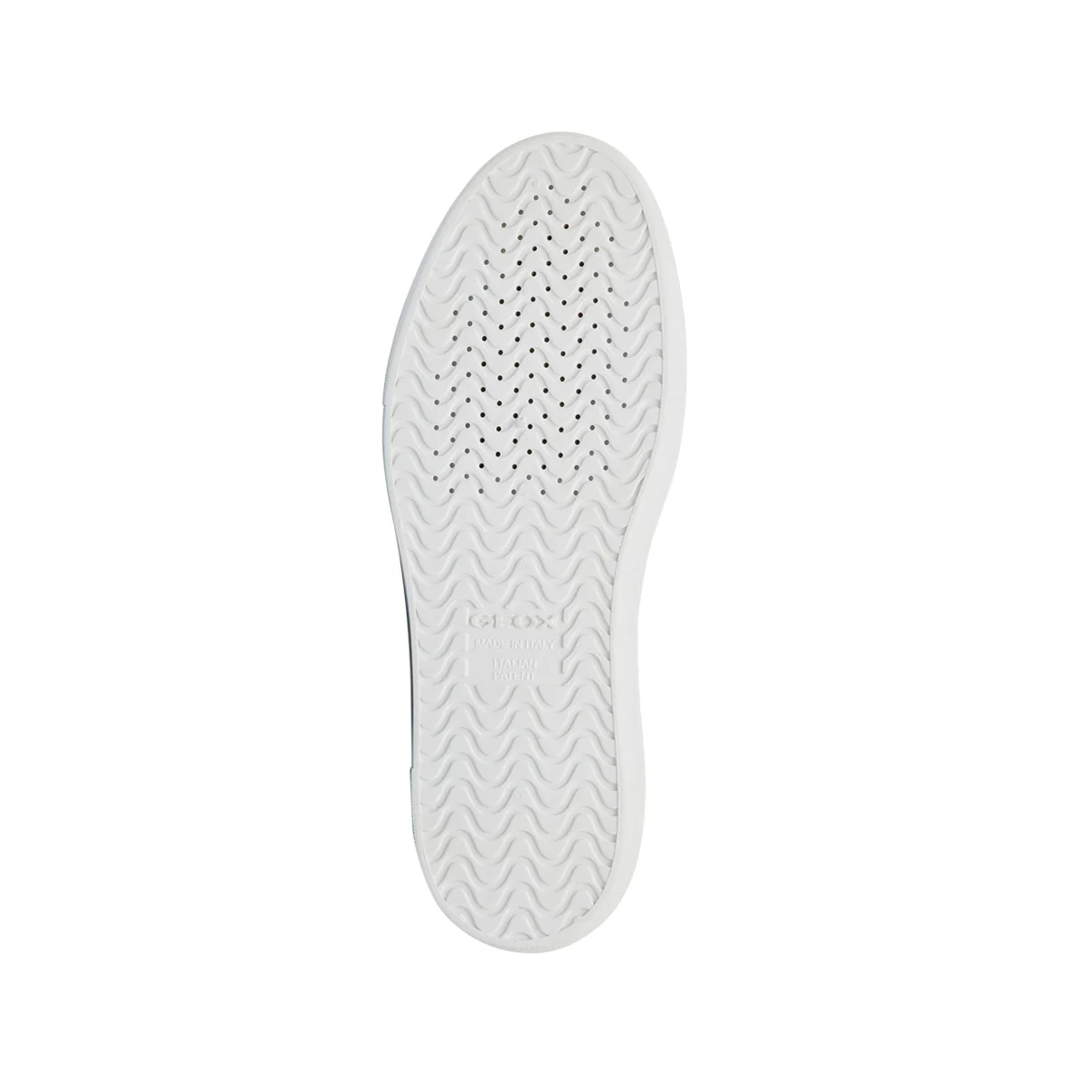 Sneakers traspiranti bianche e oro rosa Geox Claudin - Image 4