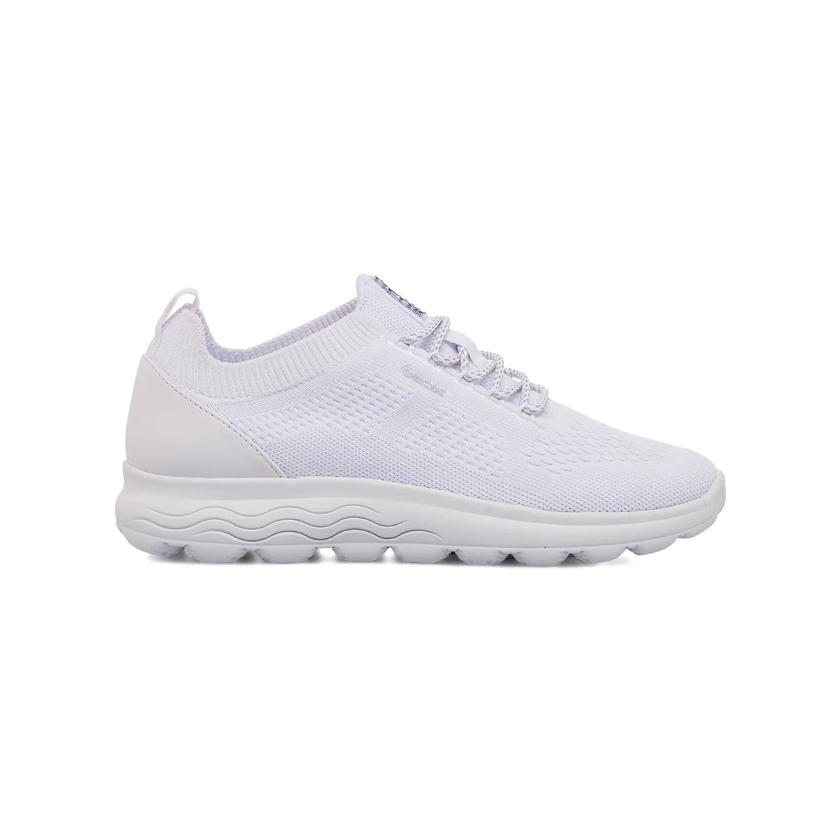 Sneakers traspiranti bianche in tessuto mesh Geox Spherica