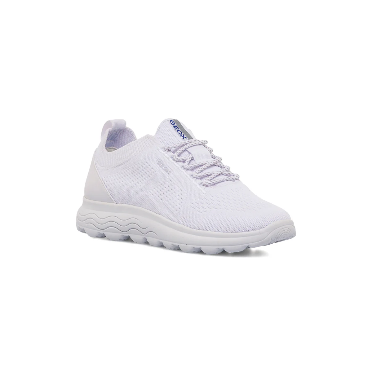 Sneakers traspiranti bianche in tessuto mesh Geox Spherica - Image 2