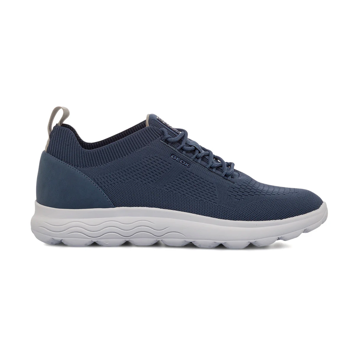 Sneakers traspiranti blu da uomo in tessuto mesh Geox Spherica