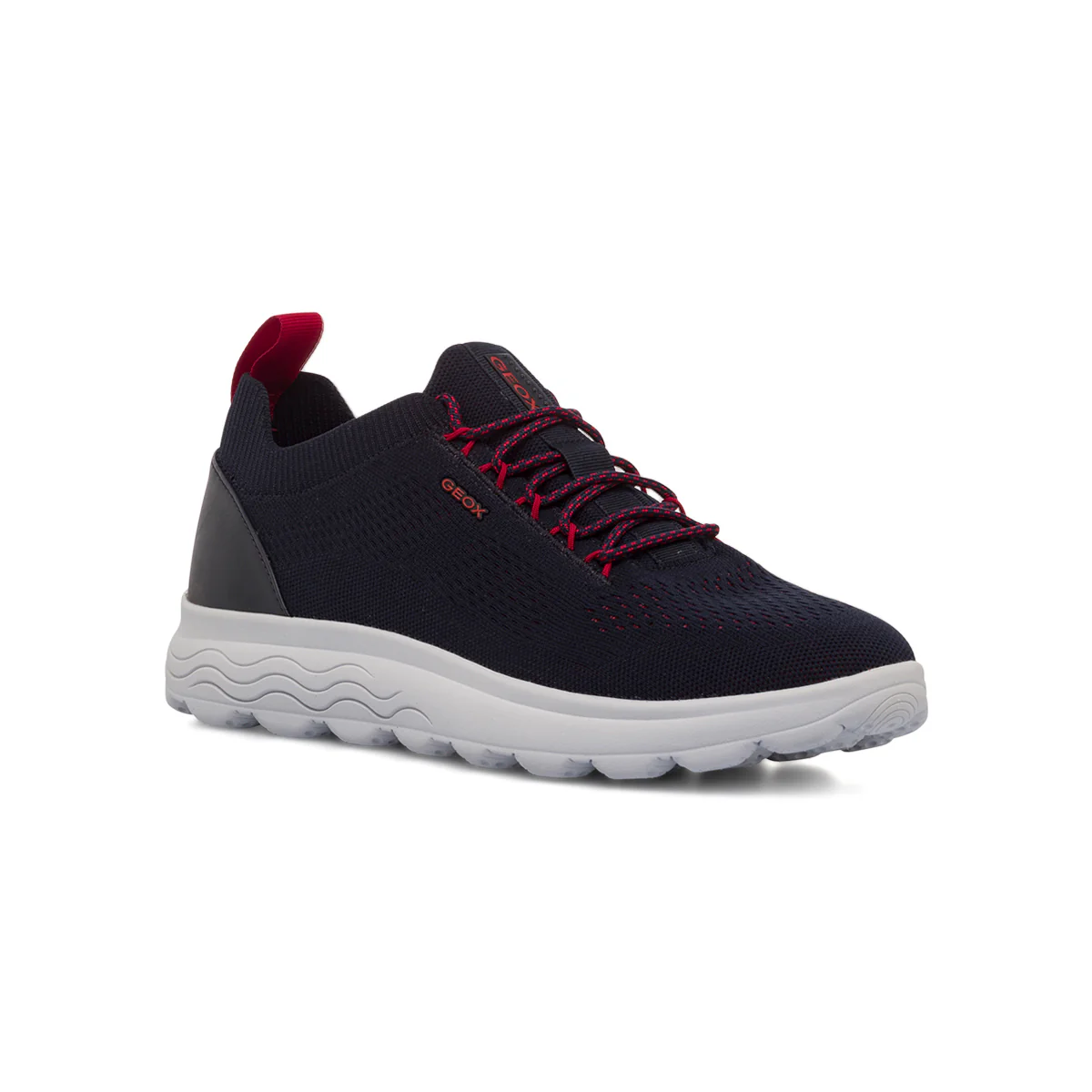 Sneakers traspiranti blu da uomo in tessuto mesh Geox Spherica - Image 2
