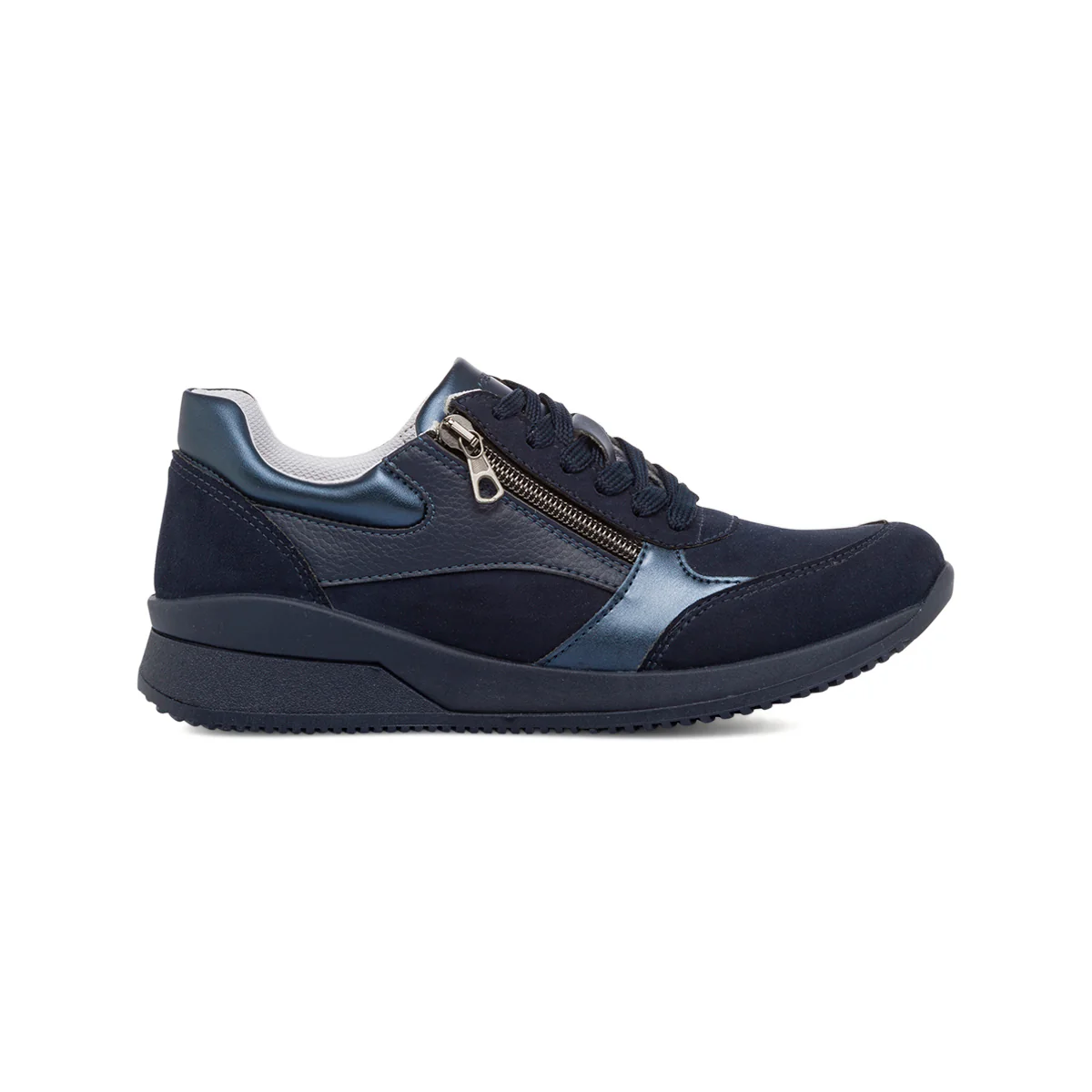Sneakers traspiranti blu navy da donna Geox Haleney