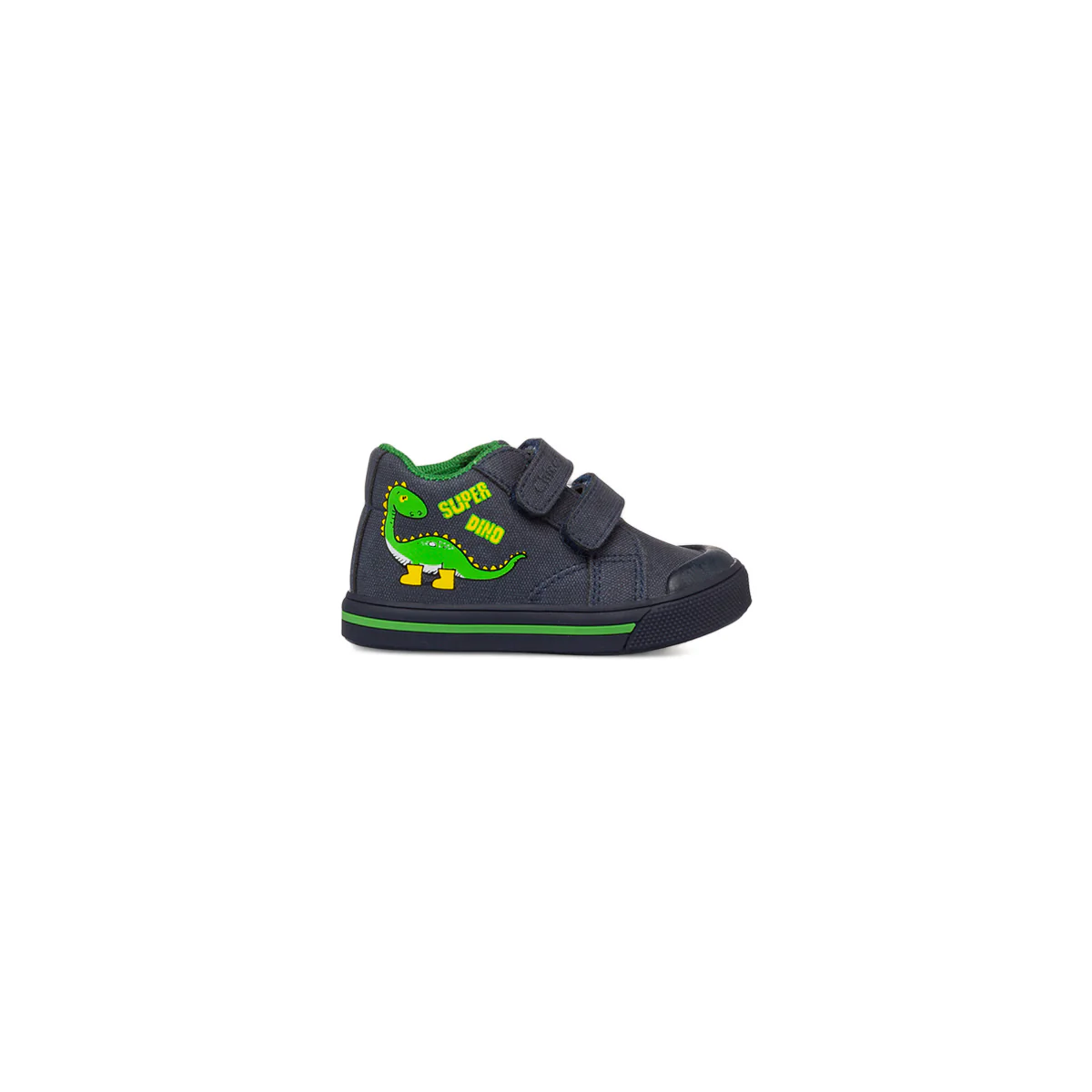 Sneakers traspiranti da bambino primi passi  blu scuro Chicco con dinosauro