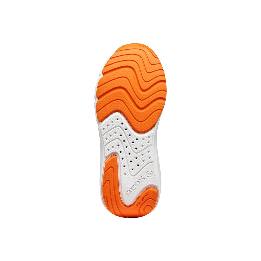 Sneakers traspiranti da Ragazzo blu e arancioni con strappo Geox - Image 6