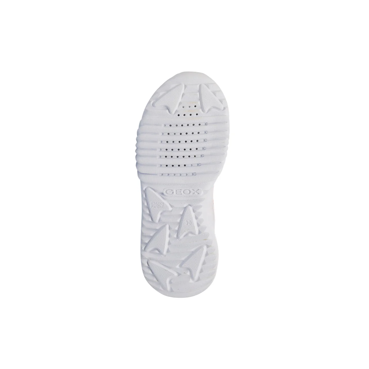 Sneakers traspiranti da ragazzo rosse con stampa e luci Geox - Image 4