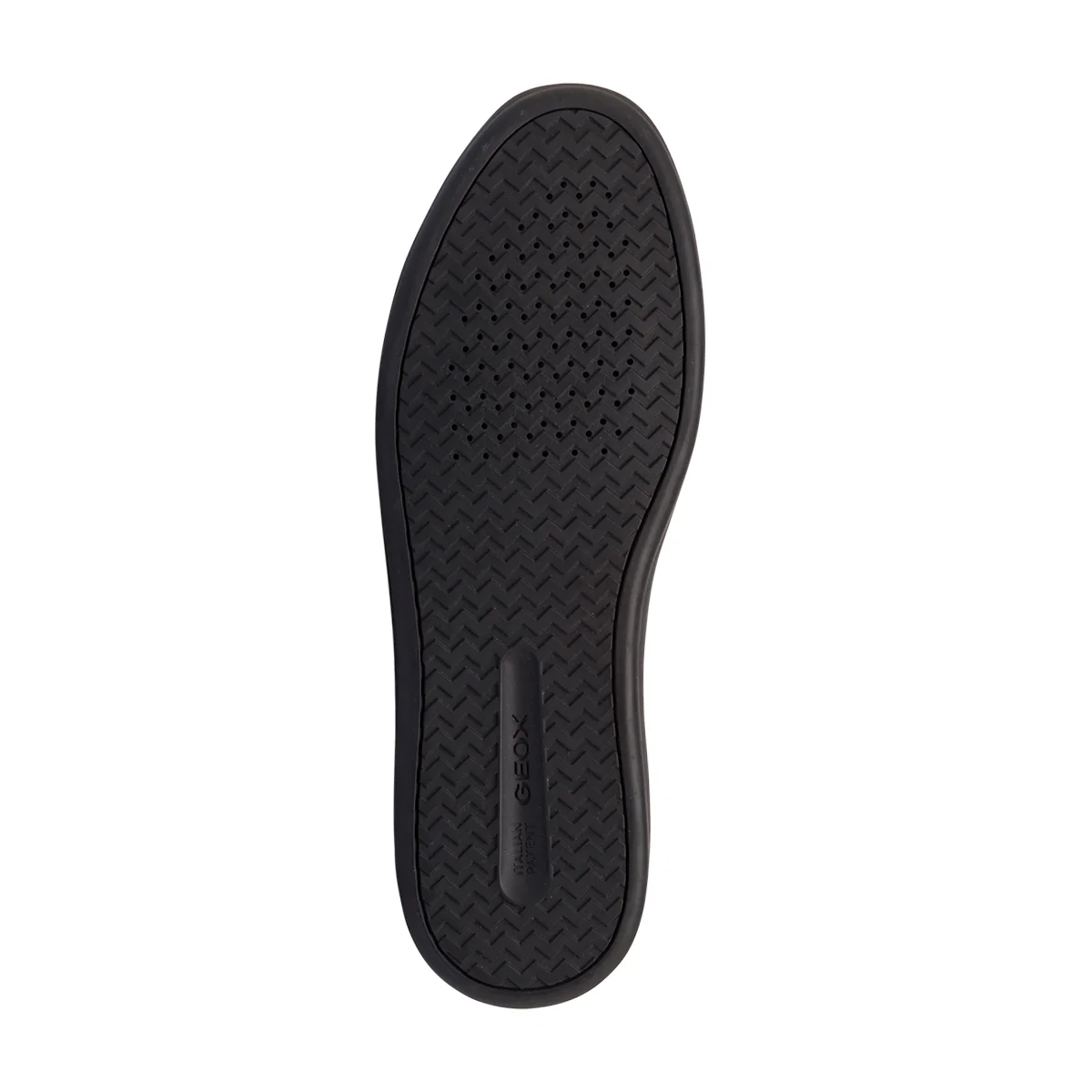 Sneakers traspiranti nere da uomo in pelle Geox - Image 4