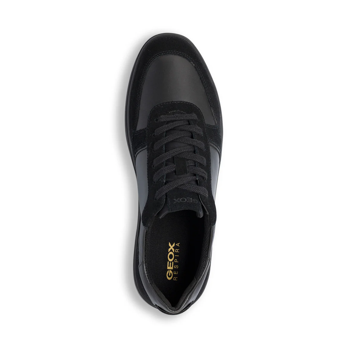 Sneakers traspiranti nere da uomo in pelle Geox - Image 6