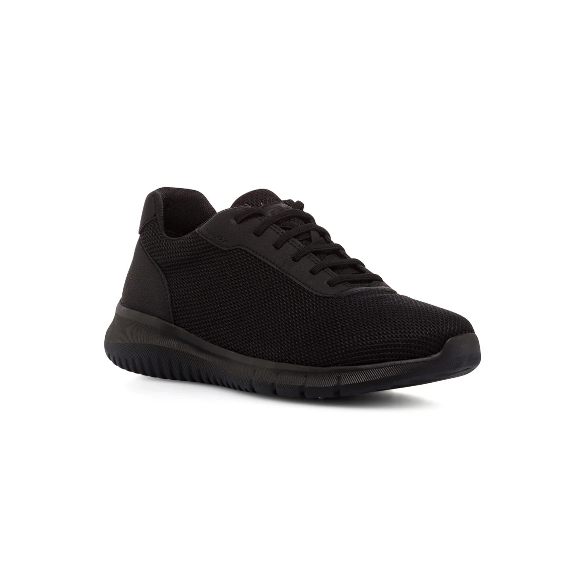 Sneakers traspiranti nere da uomo in tessuto mesh Geox Monreale - Image 2
