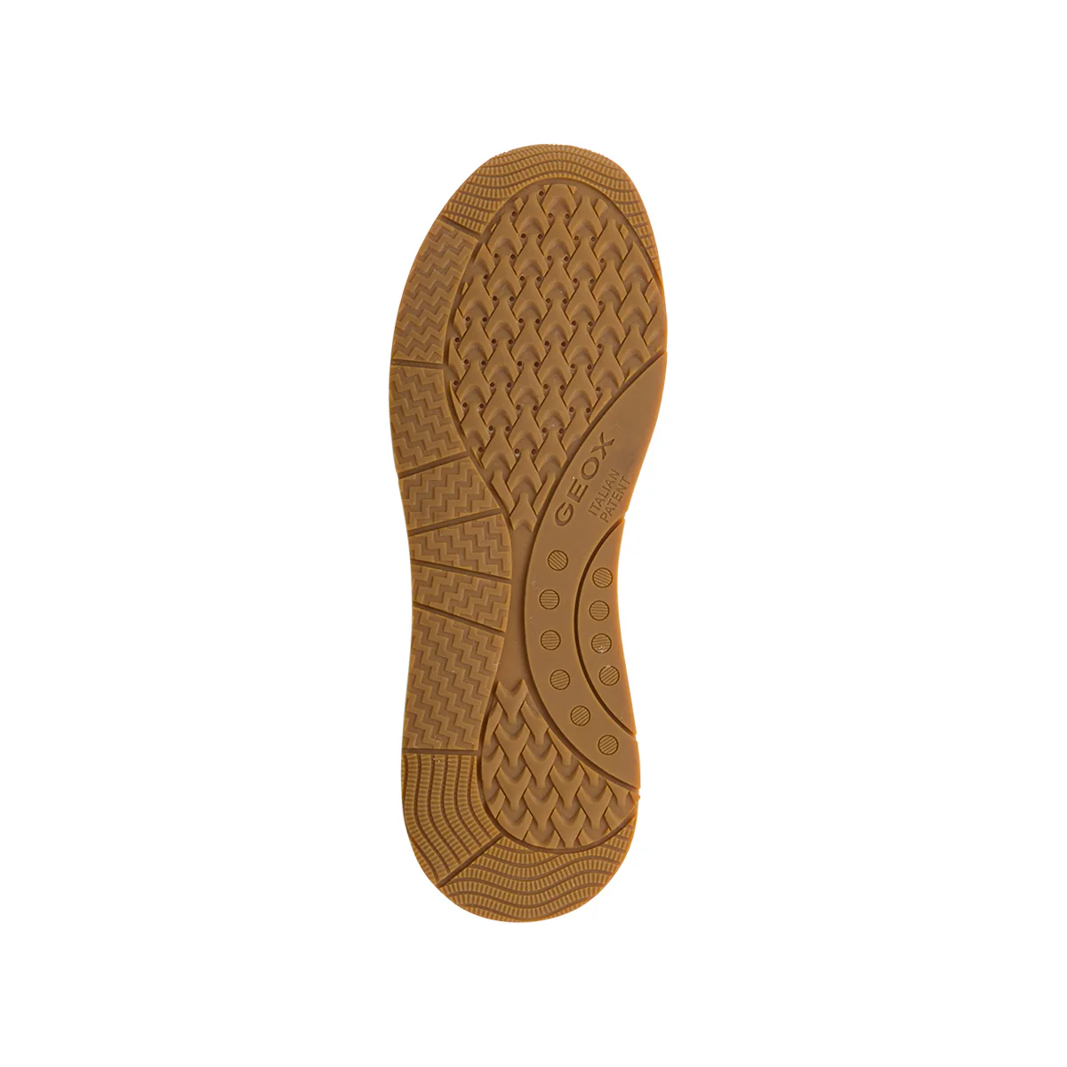 Sneakers traspiranti taupe da donna con zip laterale Geox Bulmya - Image 4