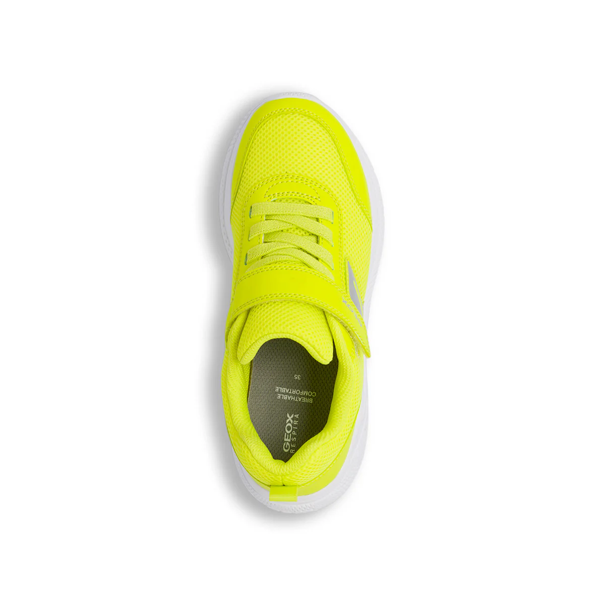 Sneakers traspiranti verde fluo da bambino Geox Sprintye - Image 5