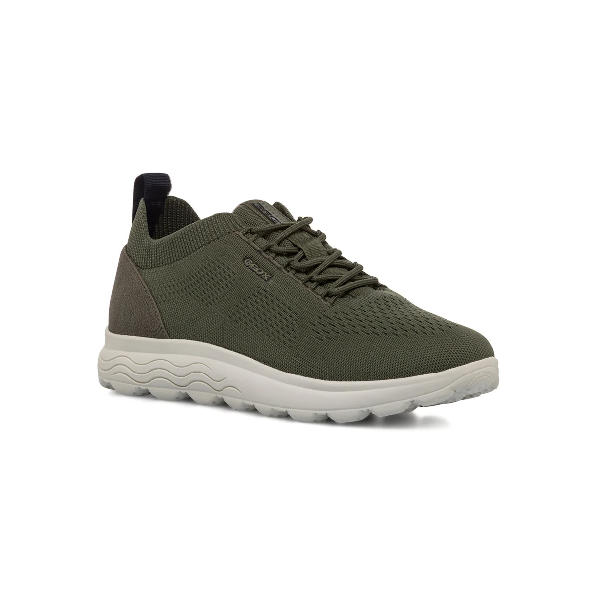 Sneakers traspiranti verdi da uomo in tessuto mesh Geox Spherica - Image 2