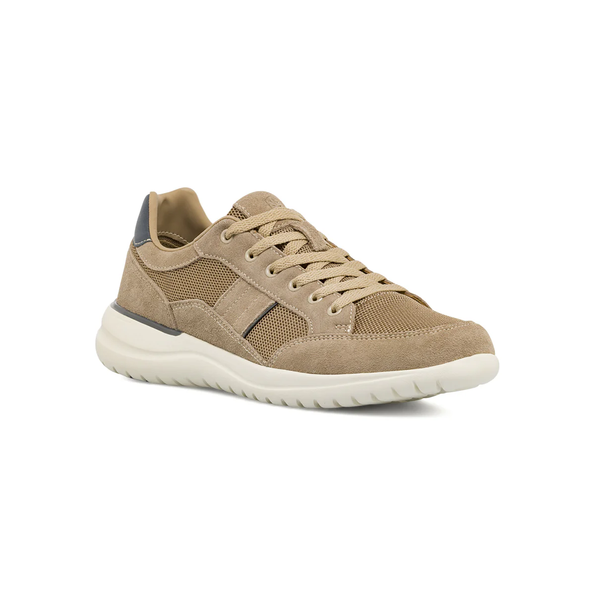 Sneakers Uomo beige in tessuto mesh e effetto scamosciato Lumberjack - Image 2