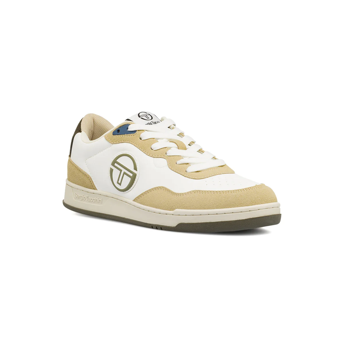 Sneakers Uomo bianche e beige effetto scamosciato Sergio Tacchini - Image 2