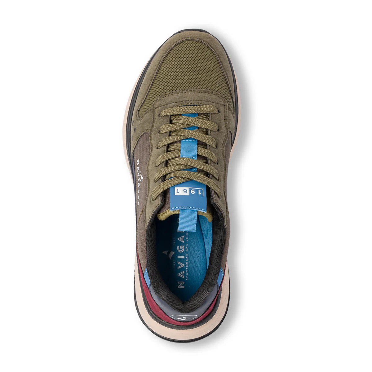 Sneakers uomo Navigare verdi con dettagli urban - Image 3