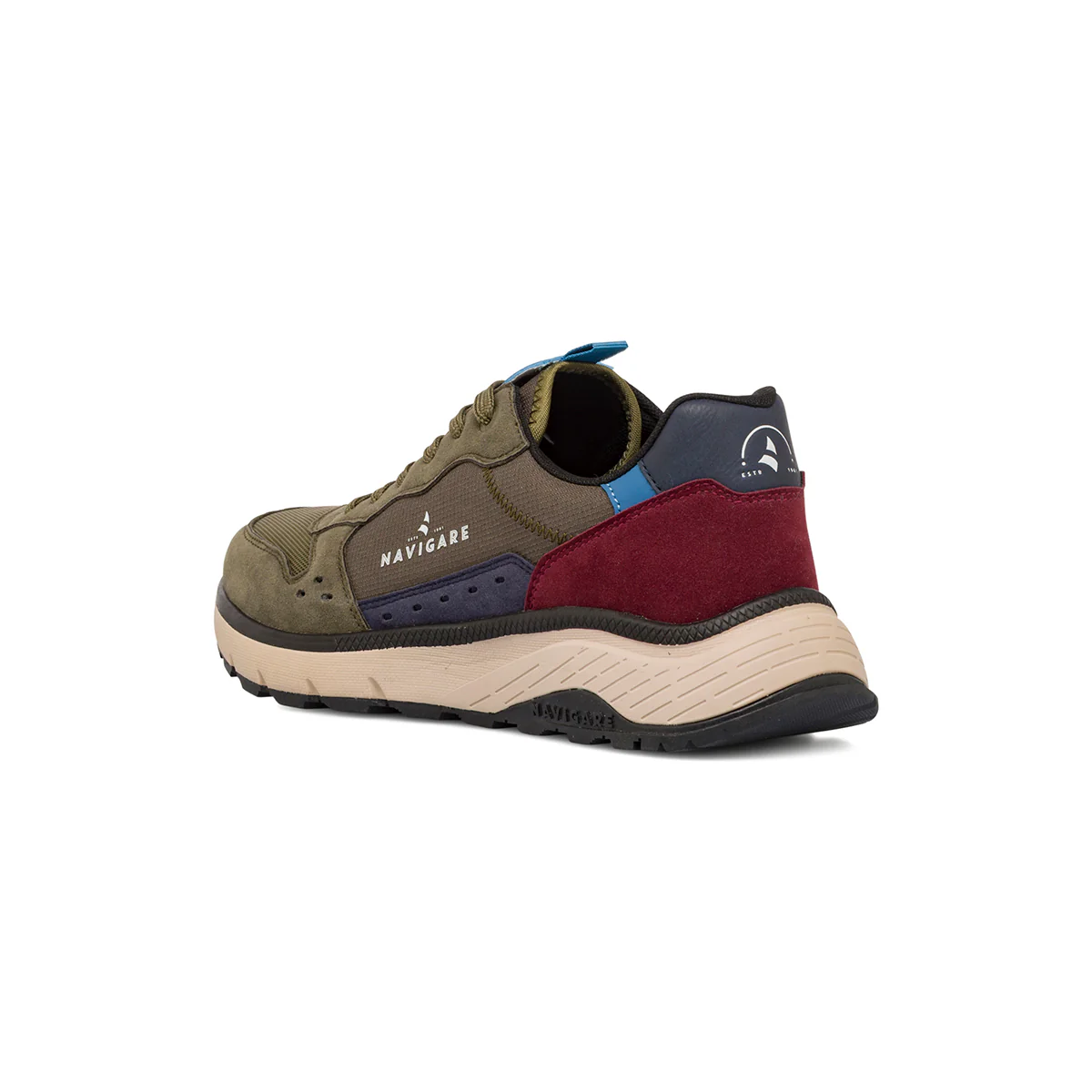 Sneakers uomo Navigare verdi con dettagli urban - Image 4