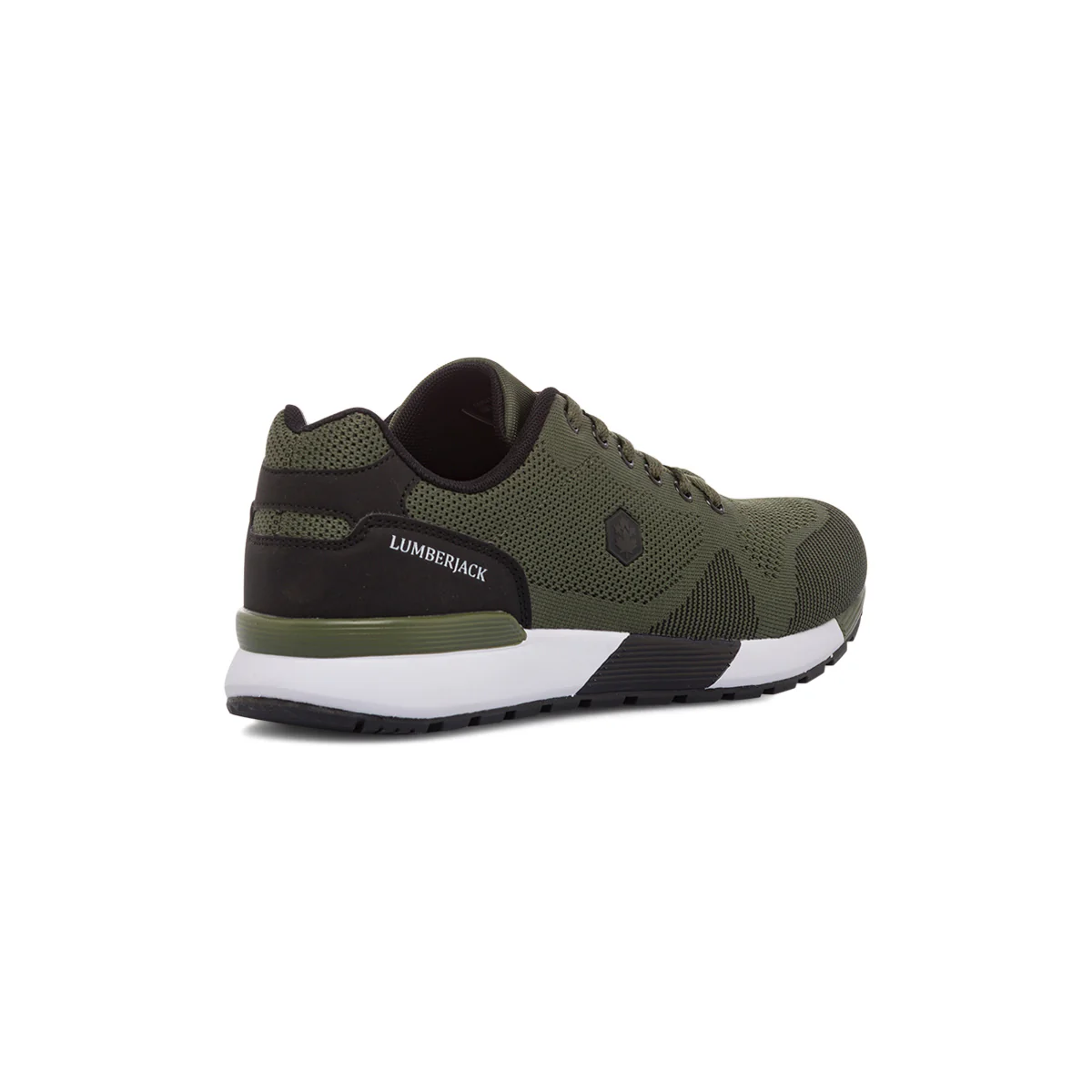 Sneakers verde militare da uomo con sottopiede Memory Foam Lumberjack Vendor - Image 3