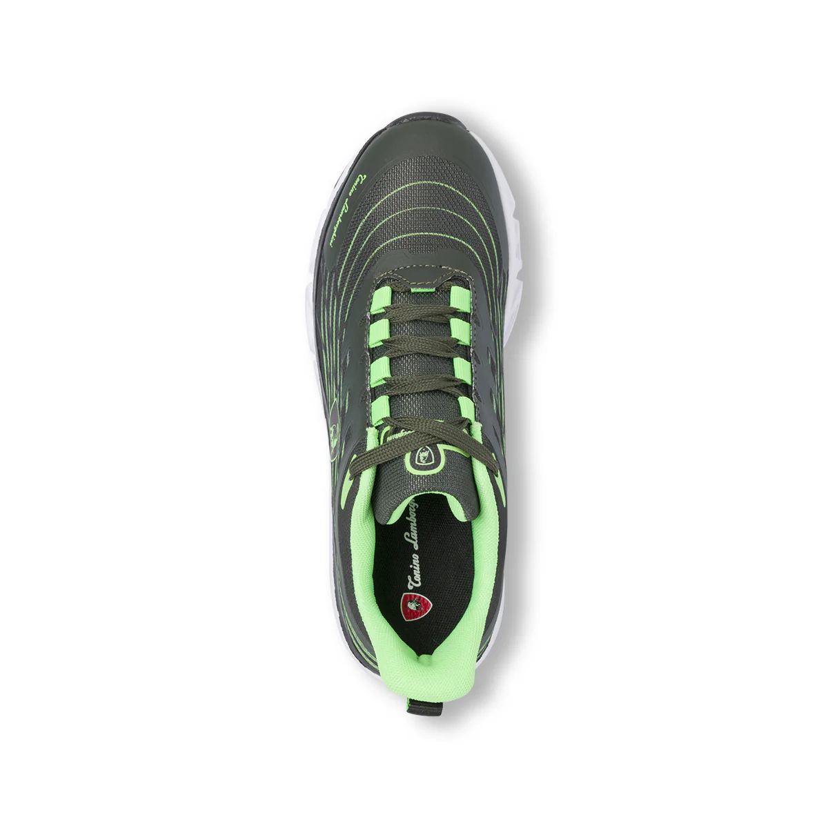 Sneakers verde militare e dettagli fluo da Ragazzo Tonino Lamborghini - Image 6